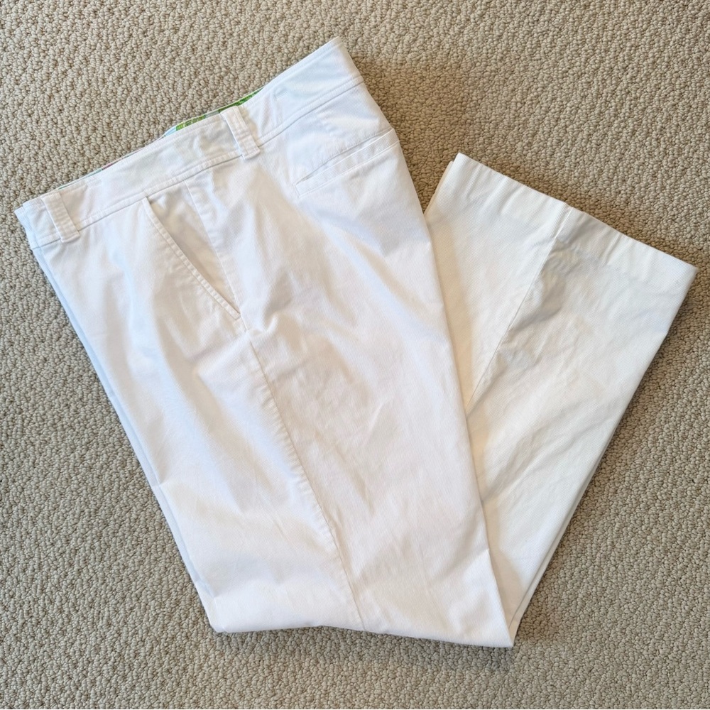 LIKE NEW Corduroy Lilly Pulitzer White Label in White 16